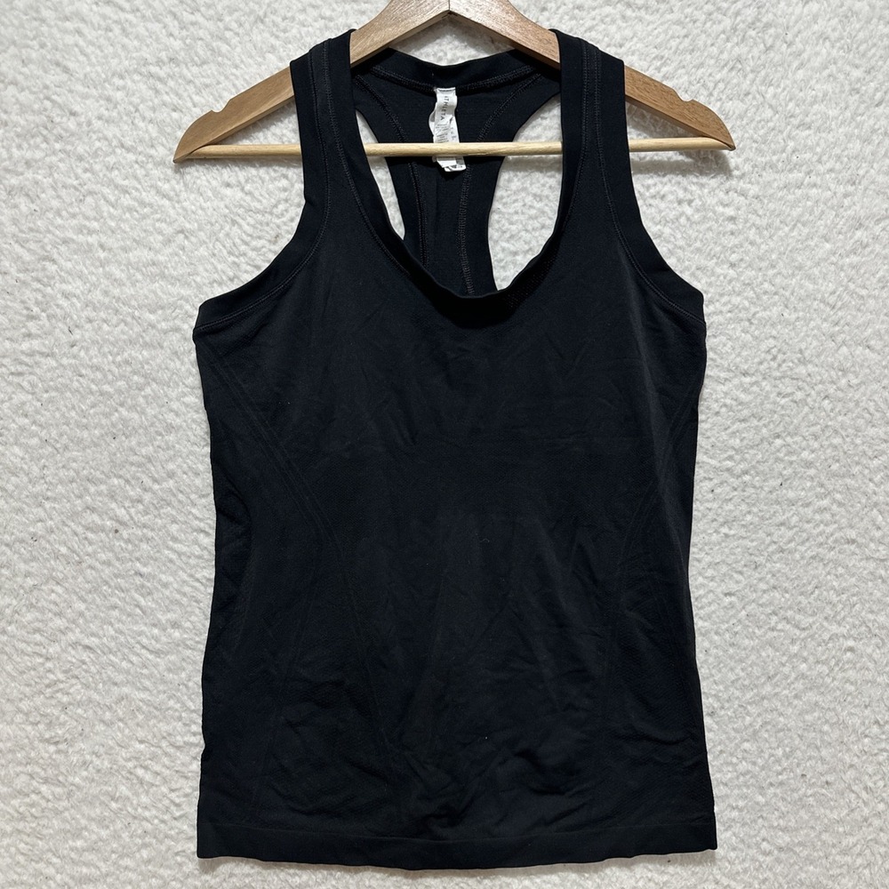Athleta Momentum Tank Women's Size M Black Racerback Performance Workout Wear‎